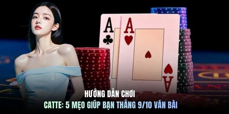 Hướng dẫn chơi Catte: 5 mẹo giúp bạn thắng 9/10 ván bài